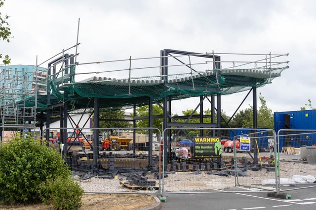 Costa building works at The Pompey Centre Retail Park. Picture: Matthew Clark