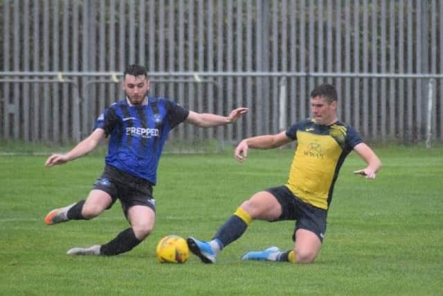 Moneyfields (yellow) v Clanfield. Picture: Dan (JMA Media).