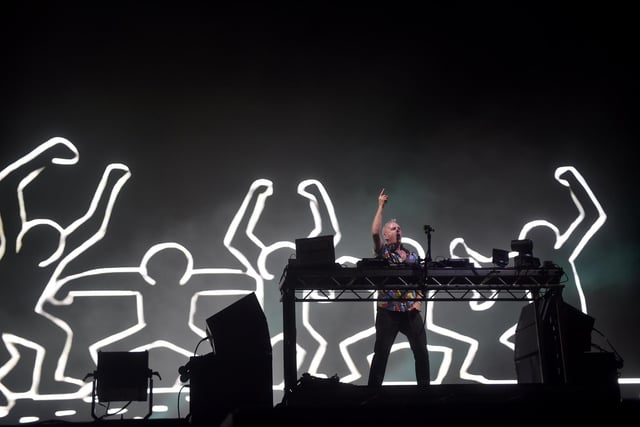 Victorious Festival 2024 in Portsmouth, on Friday, August 23, 2024.
Pictured is: Fatboy Slim performing on the Common Stage.
Picture: Sarah Standing (230824-9741)