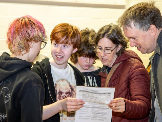 Pictured - Students opening their GCSE resultsPhotos by Alex Shute