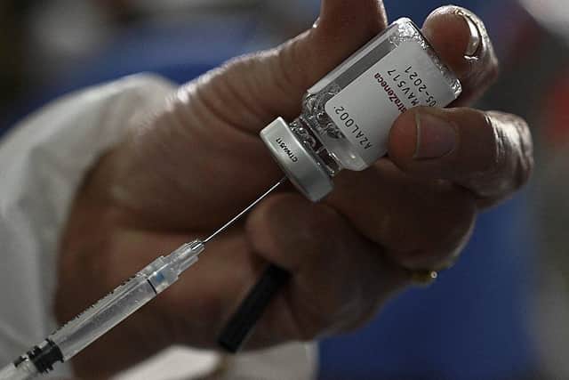 Hampshire residents are being urged to continue to get their AstraZeneca vaccinations.
Photo by ORLANDO SIERRA/AFP via Getty Images