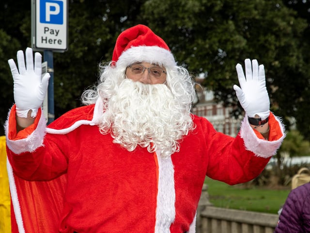 Pictured - Paul Corio, AKA, Santa Claus.