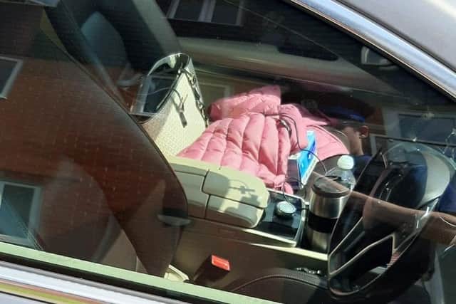 A Hedge End PCSO has put out a warning about valuables being left in cars after spotting this Picture: Hampshire police