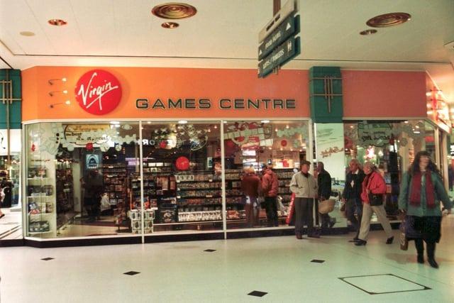 The Virgin Games Centre, pictured in November 1993, waved goodbye to the Cascades many years ago