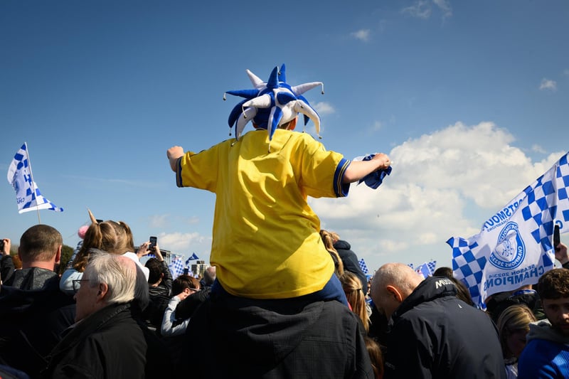 Pictured is: A Pompey Supporter

Picture: Keith Woodland (280421-539)