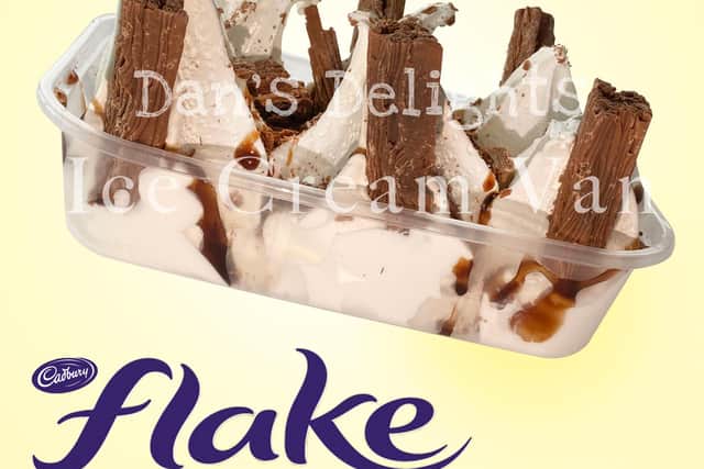 A flake tray from Dan's Delights