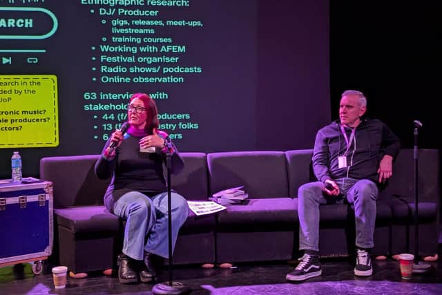 Dr Sam Parsley discussed the importance of gender equality in the music industry.