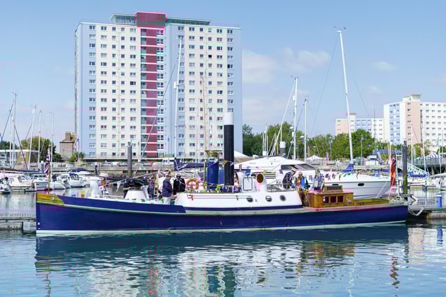 Crowds enjoy a look on the ships at the Gosport Marine Festival. Picture:Marcin Jedrysiak
