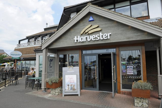Harvester Port Solent Portsmouth at The Mermaid, 15 The Boardwalk, Portsmouth was rated four on August 21.