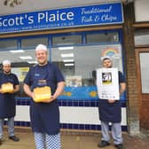 Scott's Plaice in Gregson Avenue, Gosport, has been placed in the Top 50 for Best Takeaways in 2020 and also won the Good Food Award for Fish and Chips.

Pictured is: (l-r) Joshua Austin, Steven King, Scott Turner and Joshua Noyce.

Picture: Sarah Standing (241020-6735) 