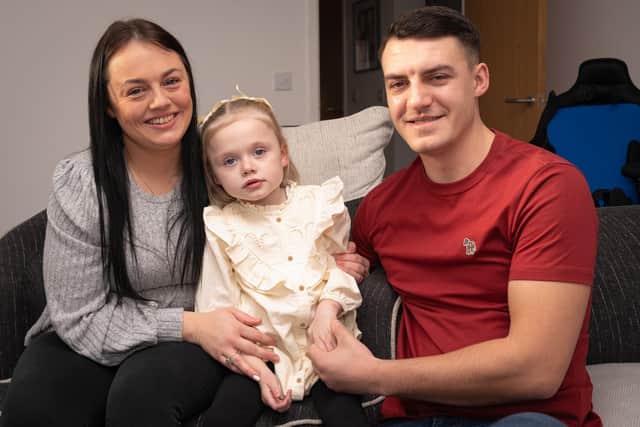 Lowri, Mia and Jack James.

Picture: Keith Woodland (150121-8)