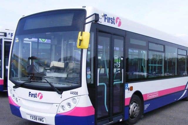 First Bus has said the capacity of buses may be reduced amid coronavirus.