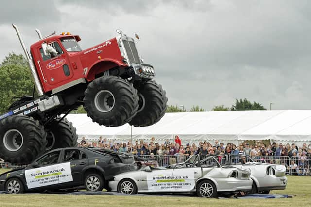Monster trucks at the HMS SUltan Summer Show. Picture: Ian Hargreaves