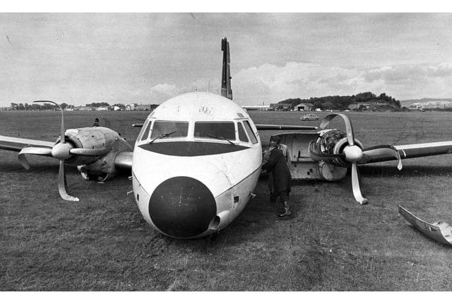 One of the Hawker Siddeley 748s which crashed in 1967