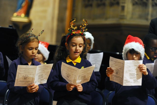 The News Carol Service was held at St Mary's Church in Fratton. Picture: Sarah Standing (061224-130)
