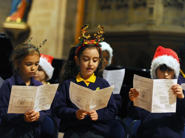 The News Carol Service was held at St Mary's Church in Fratton. Picture: Sarah Standing (061224-130)