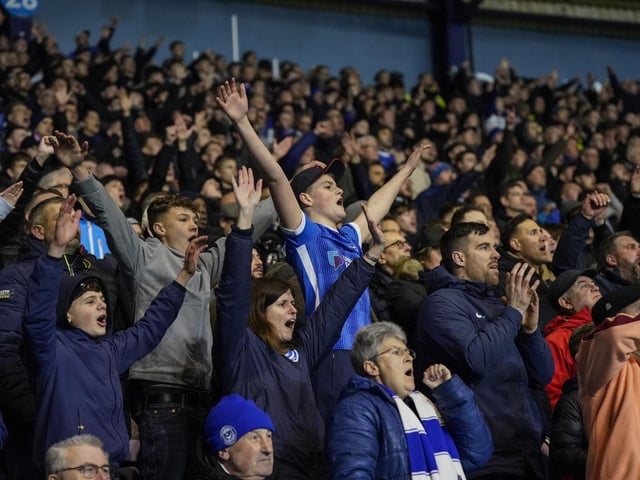 Pompey 1,485 travelling fans were in full voice in their third away game on the spin at Oxford last night.