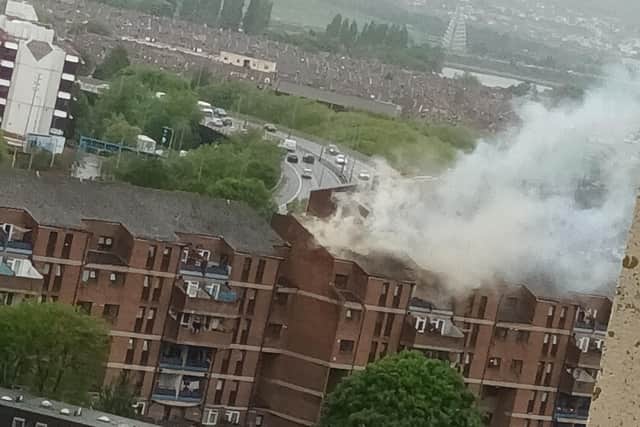 Fire in Grafton Street, Portsmouth.