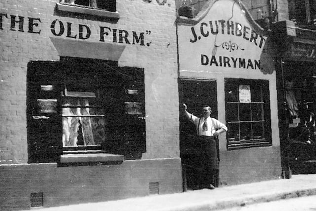 Jack Cuthbert's dairy in Hyde Park Road Portsmouth, which was destroyed in the Portsmouth Blitz.Picture: Courtesy of David Warren-Holland