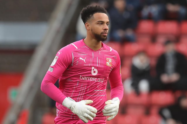 Club: Swindon ; Age: 25; 2021-22 appearances: 35; Clean sheets: 10; Goals conceded: 42