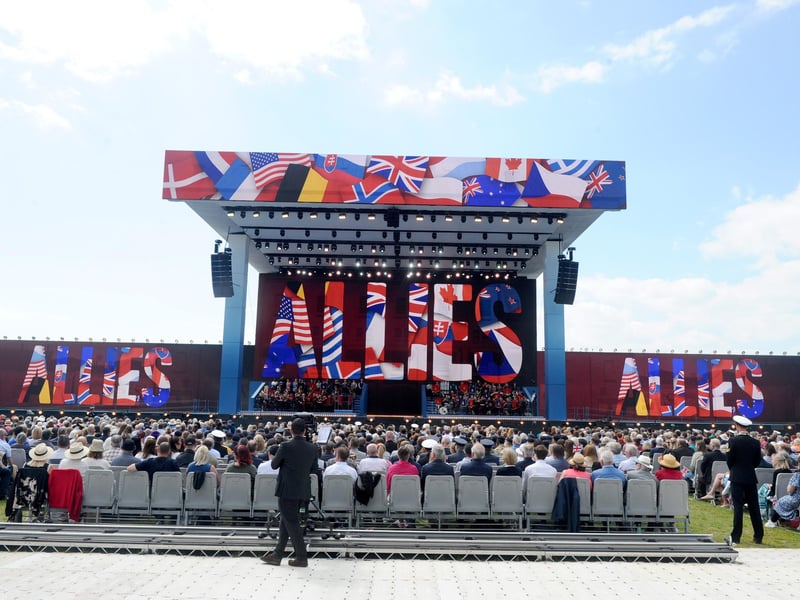 D Day 80 commemorations on Southsea Common, Southsea, on Wednesday, June 5, 2024.
Picture: Sarah Standing (050624-99)