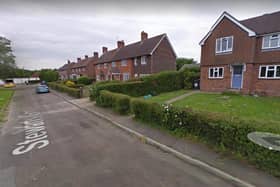 The fire took hold in the washing appliance in a semi-detached home in Stewarts Green, Hambledon, shortly after midday.