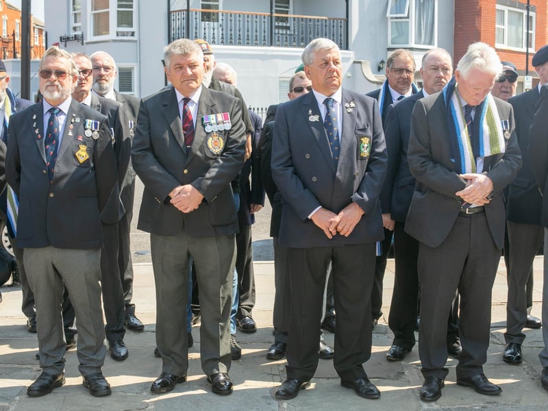 Pictured: Veterans at the event
Picture: Habibur Rahman