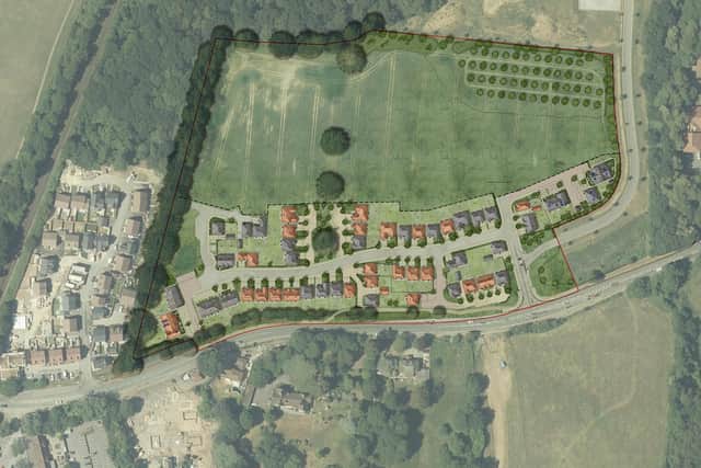 The land where the 70 homes could be built in Havant. Picture: Contributed