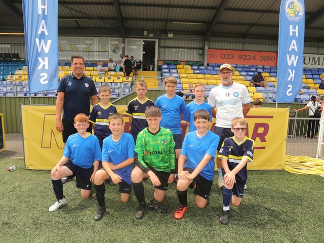 Horndean White U12s at the Havant and Waterlooville Summer Tournament. Picture: Dave Haines