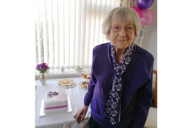 Sylvia Milverton celebrates her 100th birthday.