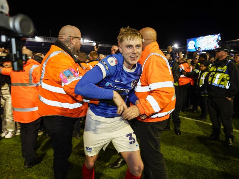 The Northern Ireland international certainly enjoyed Pompey's promotion party - and why not, he's been an integral part of the team's success this season. Should start unless he's kept the party going!