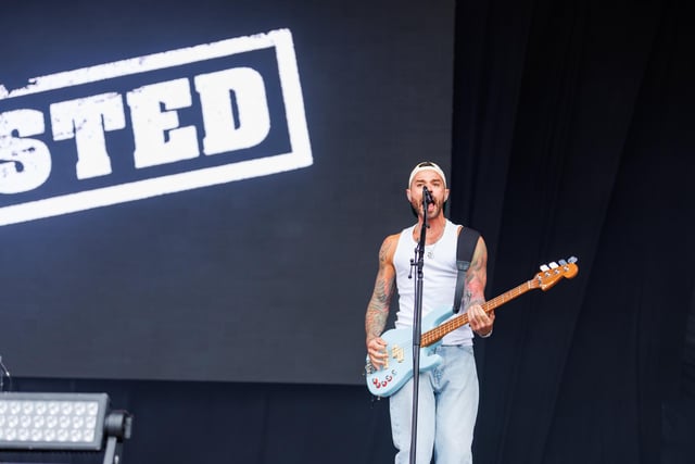 Pictured: Busted performs on Castle stage Picture:Marcin Jedrysiak