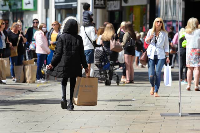 Pictured: Commercial Road in Portsmouth when shops re-opened Monday, June 15 2020.
Picture: Sarah Standing (150620-4165)