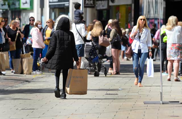 Pictured: Commercial Road in Portsmouth when shops re-opened Monday, June 15 2020.
Picture: Sarah Standing (150620-4165)