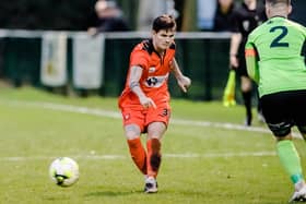 Liam Bush, pictured in Wessex League action last season against Alresford, has left Portchester. Picture: Keith Woodland