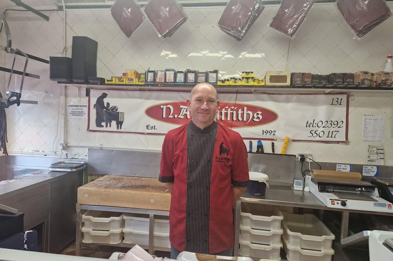 Neil Griffiths, owner of N A Griffiths Butchers at 131 High Street, Lee-on-the-Solent. The shop dates back to the early 1900s and is thought to be one of the oldest in Lee-On-The-Solent.
