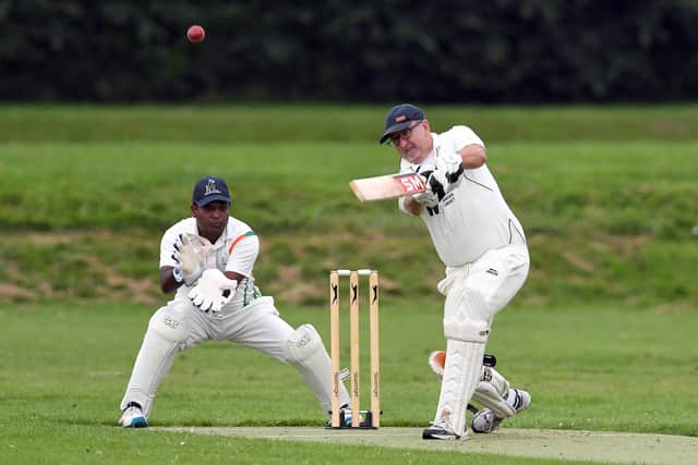Portsmouth Community batting against Kerala 3rds at Cockleshell Gardens. Picture: Neil Marshall
