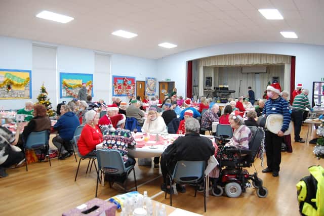 The Community First Christmas dinner in Fareham in 2021