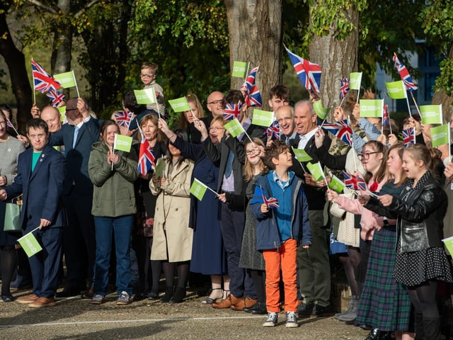 The Duke of Edinburgh visiting the the Portsmouth Down Syndrome Association to open their new centre.  Picture: Steve Reid Blitz Photography