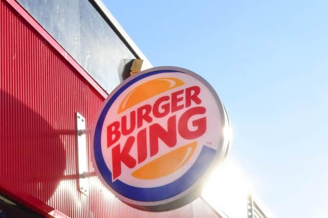 The Burger King logo. 