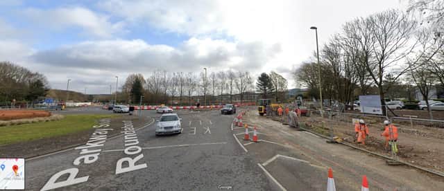 Parkway South Roundabout in Whiteley, works to improve Junction 9 M27. Picture by Google Maps. 