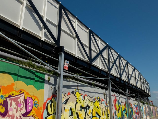 Work continues to progress in the Milton End, which will house up to 3,200 supporters when complete.