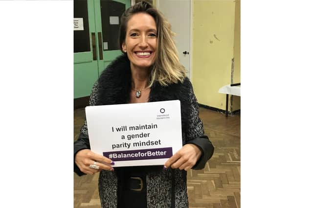 Ashlene Boyer-Millard at last year's International Women's Day event in Leigh Park