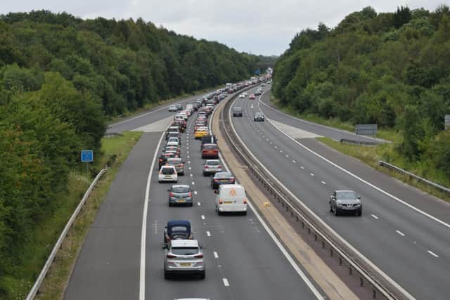 A3(M) traffic. Picture by Stuart Vaizey
