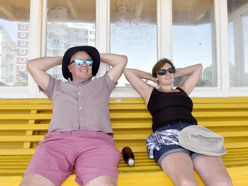 Pictured is: Ian and Jill Wheeler from Croydon.Picture: Sarah Standing (300724-7995)
