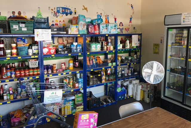 The community pantry in Portchester Community Association is under increasing demand - and staff are concerned the numbers could spike further.