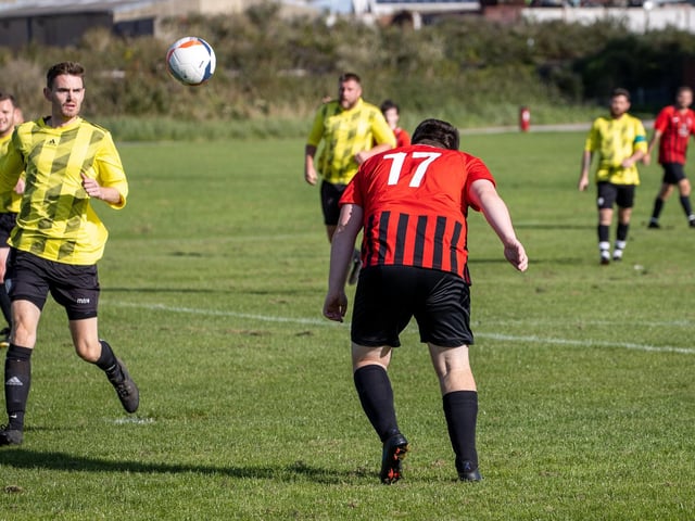 Freehouse B (yellow) v Fairfields. Picture by Alex Shute