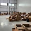 The new warehouse provides vital space for supplies to be catalogued and organised before being transported to Ukraine. Picture: Stella's Voice.
