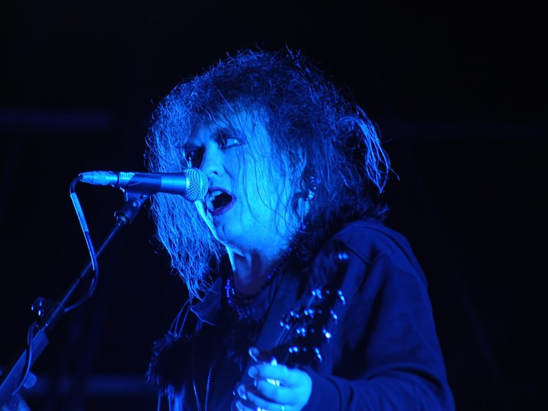 Robert Smith the singer from The Cure.