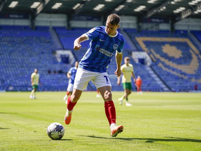 (Replaced by Alex Robertson on 69 minutes) Positioned as a number 10 behind Bishop and there were encouraging flashes, but couldn’t contribute enough in attacking terms. Pompey still trying to bring the best out of the Irishman.